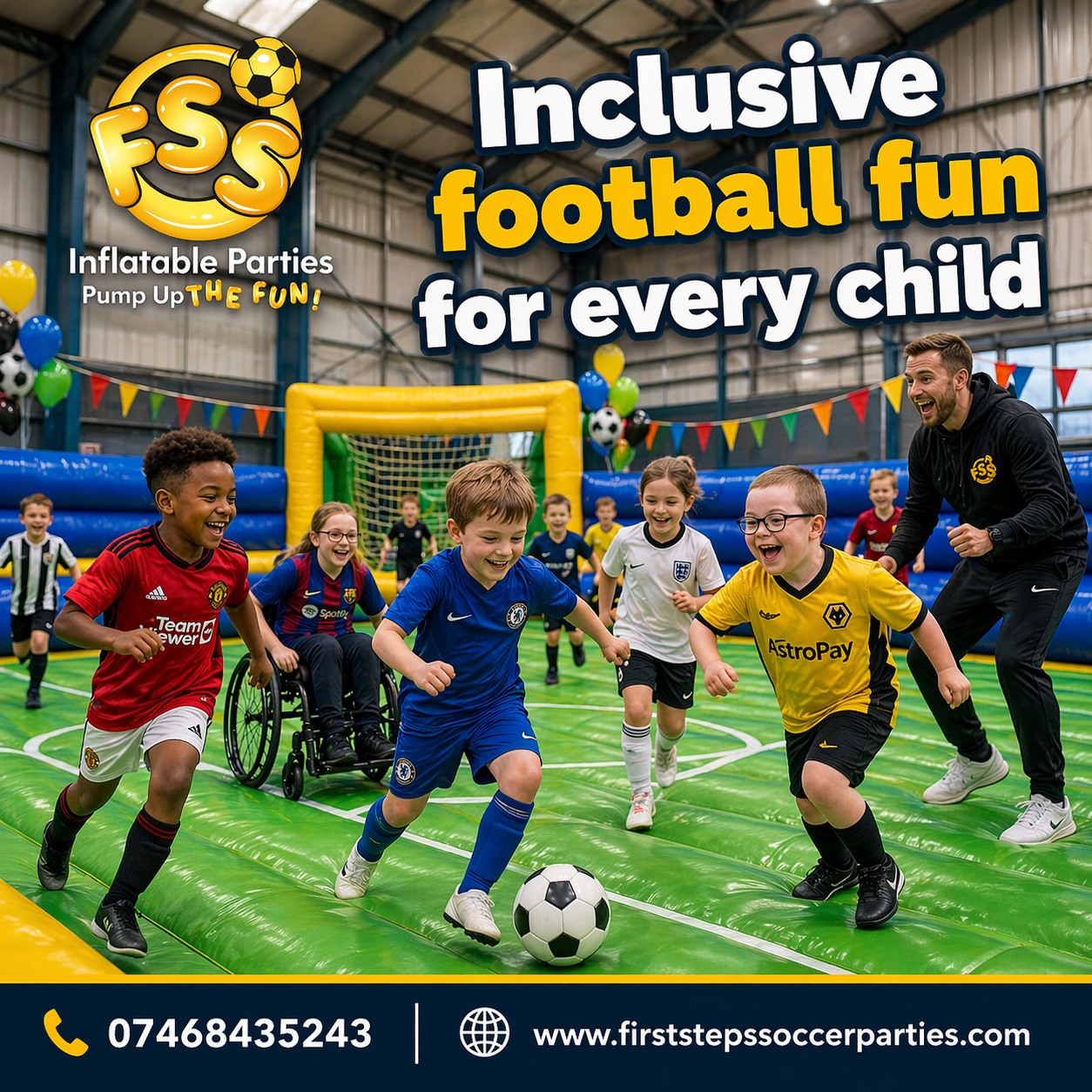 Football birthday parties in Chippenham