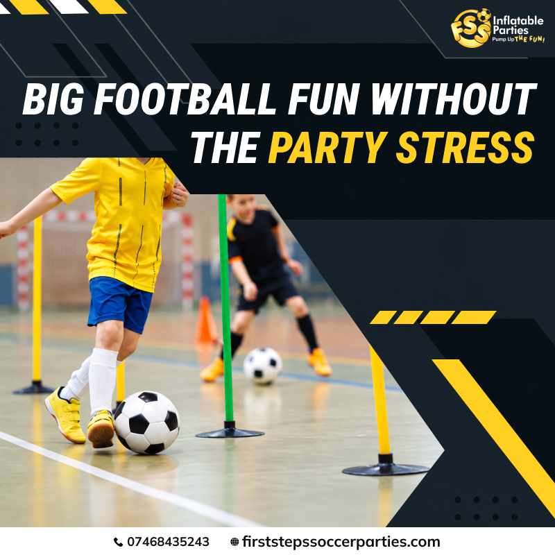 football themed birthday party in Bristol