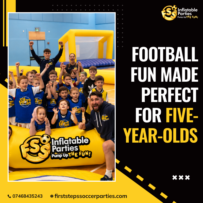 Inflatable football fun in Bristol